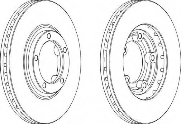 FERODO DDF1822 гальмівний диск
