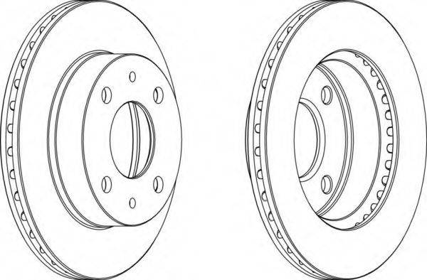FERODO DDF1858 гальмівний диск