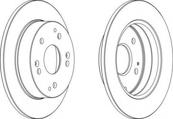 FERODO DDF1861 гальмівний диск