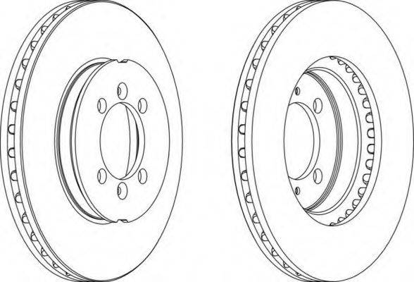 FERODO DDF189 гальмівний диск
