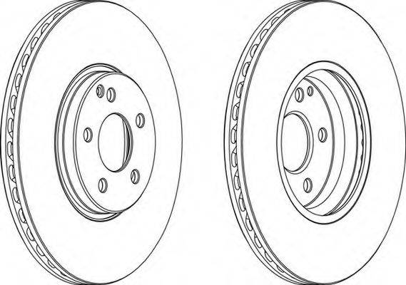 FERODO DDF1908C гальмівний диск