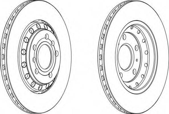 FERODO DDF1934C гальмівний диск