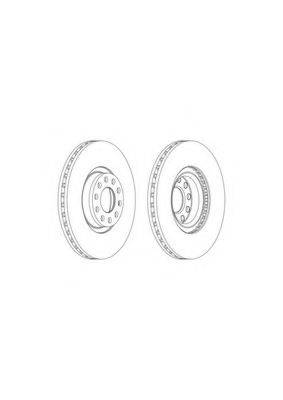 FERODO DDF1983C гальмівний диск