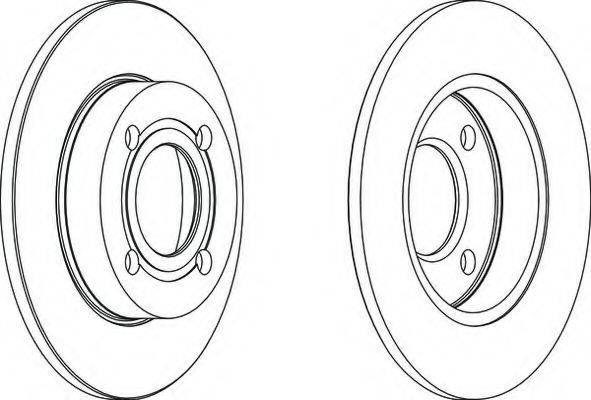 FERODO DDF216 гальмівний диск