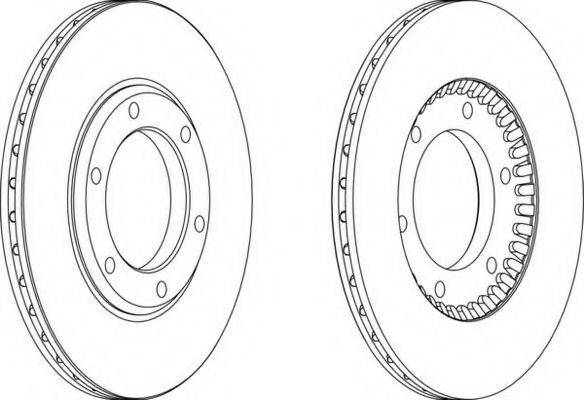 FERODO DDF218 гальмівний диск