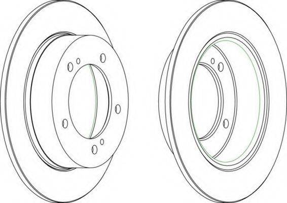 FERODO DDF233 гальмівний диск