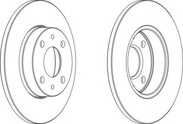 FERODO DDF240 гальмівний диск