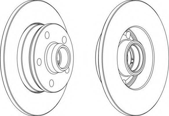 FERODO DDF266 гальмівний диск