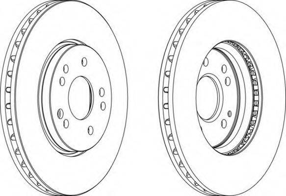 FERODO DDF268 гальмівний диск