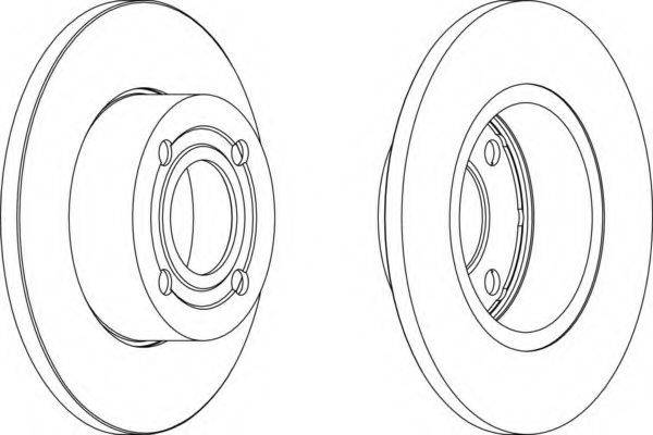 FERODO DDF318 гальмівний диск