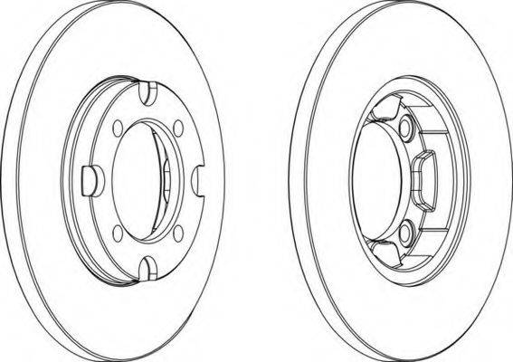 FERODO DDF376 гальмівний диск