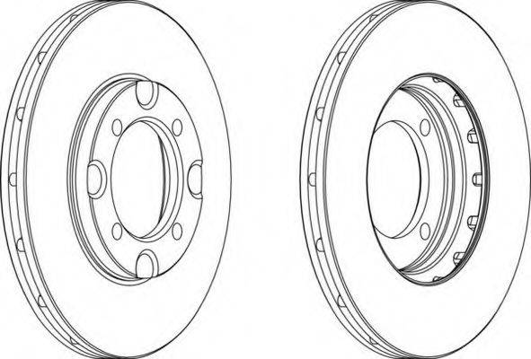 FERODO DDF383 гальмівний диск