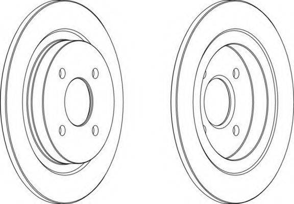 FERODO DDF388 гальмівний диск