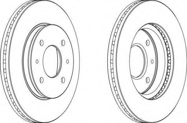 FERODO DDF391 гальмівний диск