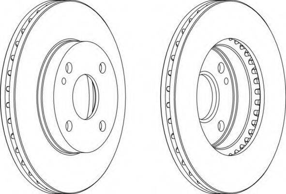 FERODO DDF393 гальмівний диск