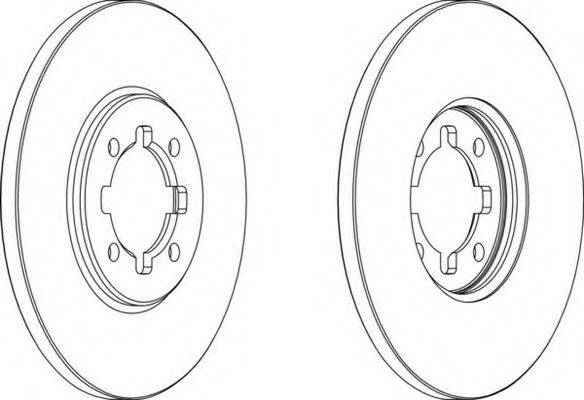 FERODO DDF404 гальмівний диск