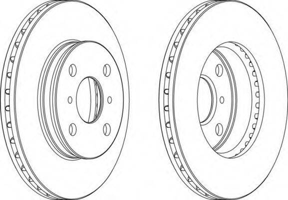 FERODO DDF408 гальмівний диск