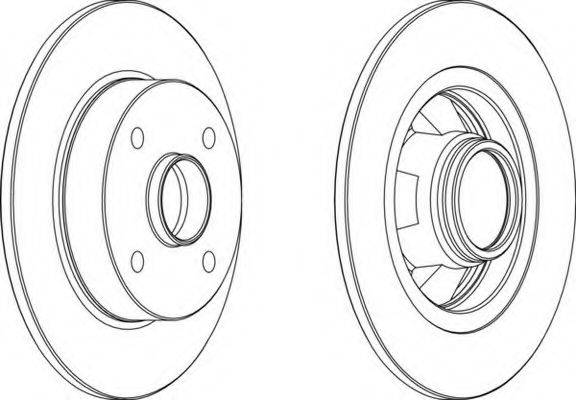 FERODO DDF432 гальмівний диск