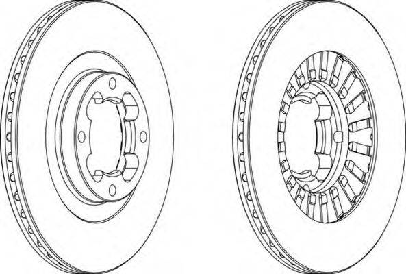 FERODO DDF465 гальмівний диск