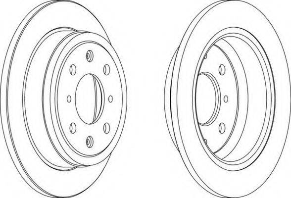 FERODO DDF468 гальмівний диск