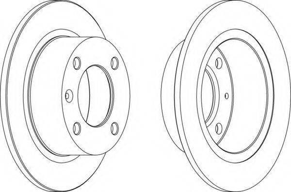 FERODO DDF490 гальмівний диск