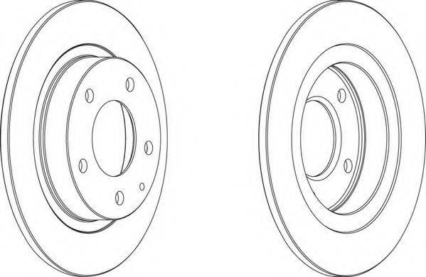 FERODO DDF524 гальмівний диск