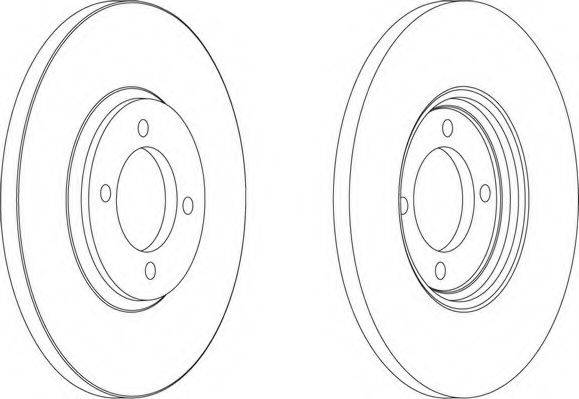 FERODO DDF529 гальмівний диск