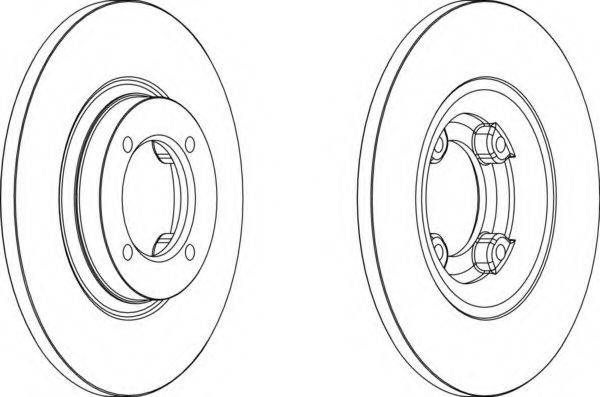 FERODO DDF533 гальмівний диск