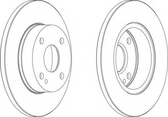 FERODO DDF564 гальмівний диск