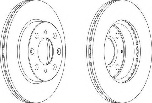 FERODO DDF571 гальмівний диск