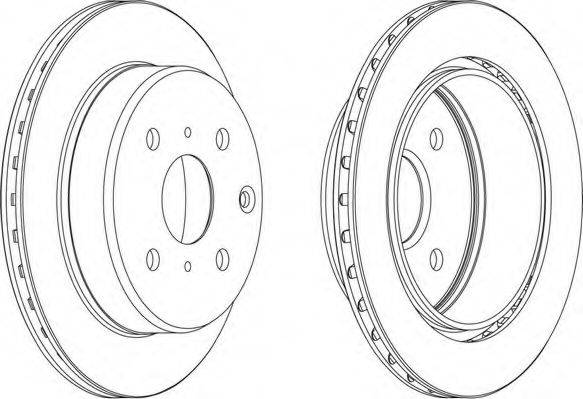 FERODO DDF611 гальмівний диск