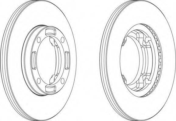 FERODO DDF622 гальмівний диск