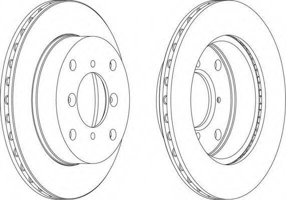 FERODO DDF623 гальмівний диск