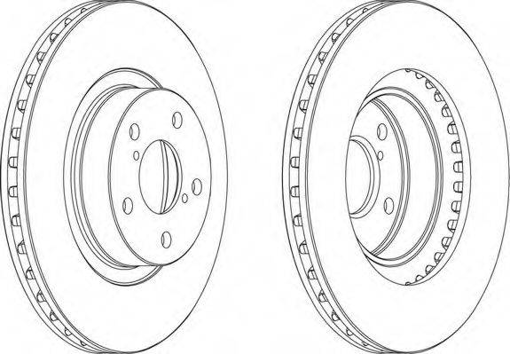 FERODO DDF679 гальмівний диск