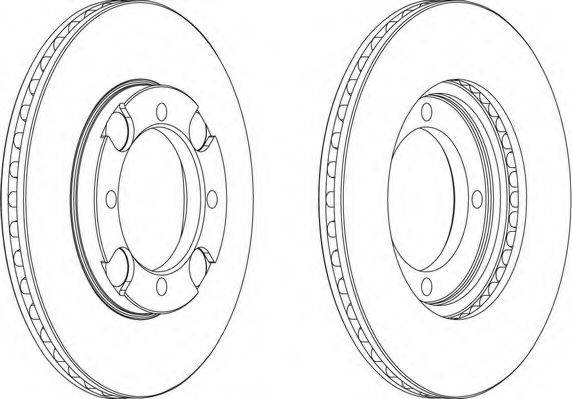 FERODO DDF692 гальмівний диск