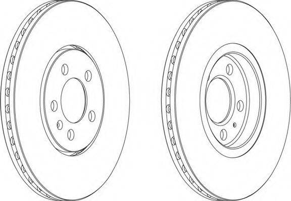 FERODO DDF706 гальмівний диск