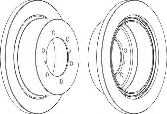 FERODO DDF715 гальмівний диск