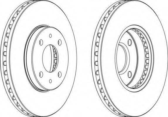 FERODO DDF716 гальмівний диск