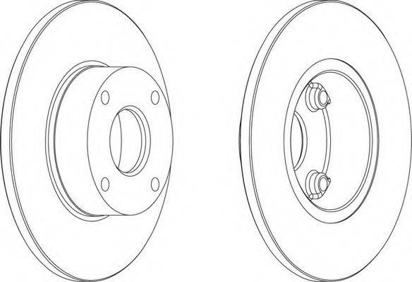 FERODO DDF753 гальмівний диск
