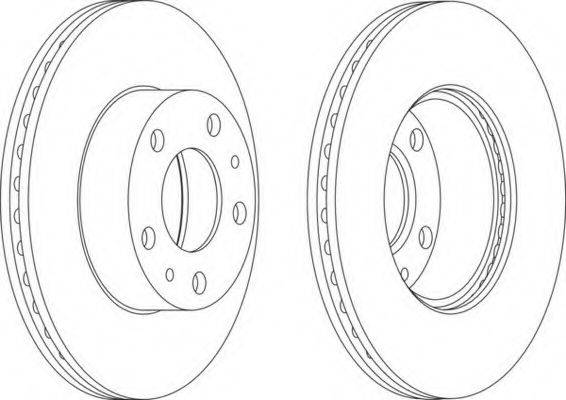 FERODO DDF767 гальмівний диск