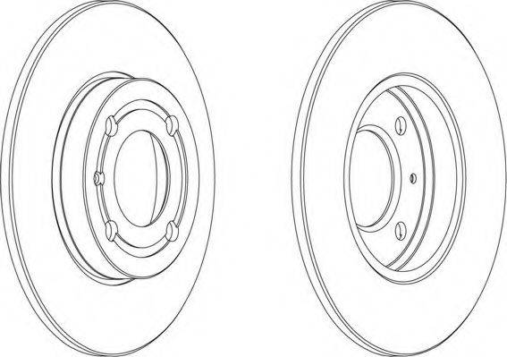 FERODO DDF795 гальмівний диск