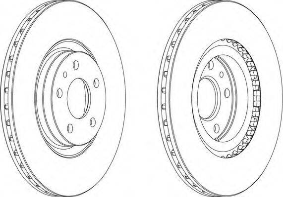 FERODO DDF797 гальмівний диск