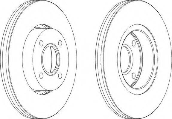 FERODO DDF801 гальмівний диск