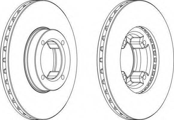 FERODO DDF808 гальмівний диск