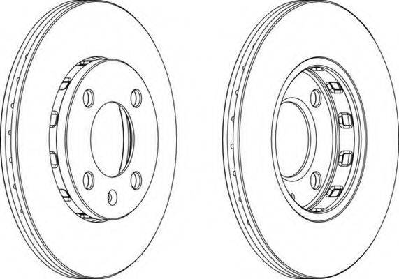 FERODO DDF812 гальмівний диск