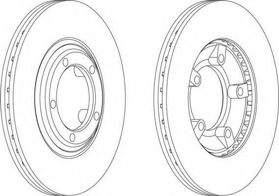 FERODO DDF826 гальмівний диск