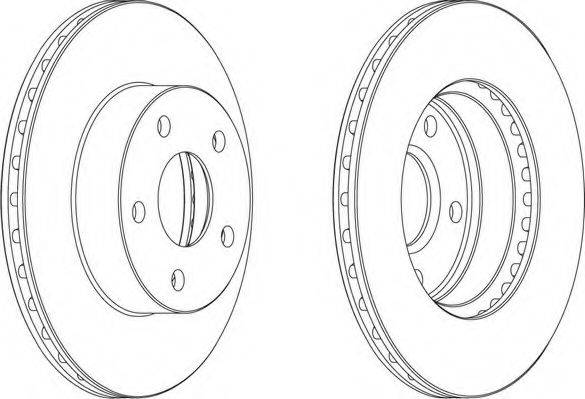 FERODO DDF876 гальмівний диск