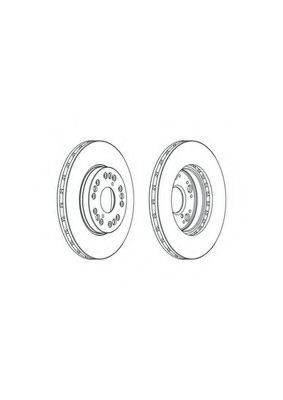 FERODO DDF883 гальмівний диск