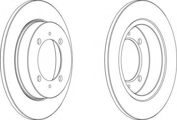 FERODO DDF886 гальмівний диск