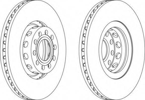 FERODO DDF954 гальмівний диск